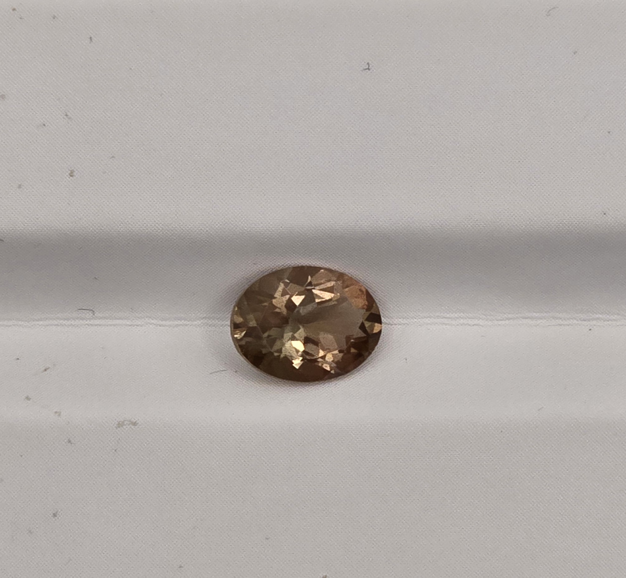 8x6mm oval sunstone facet