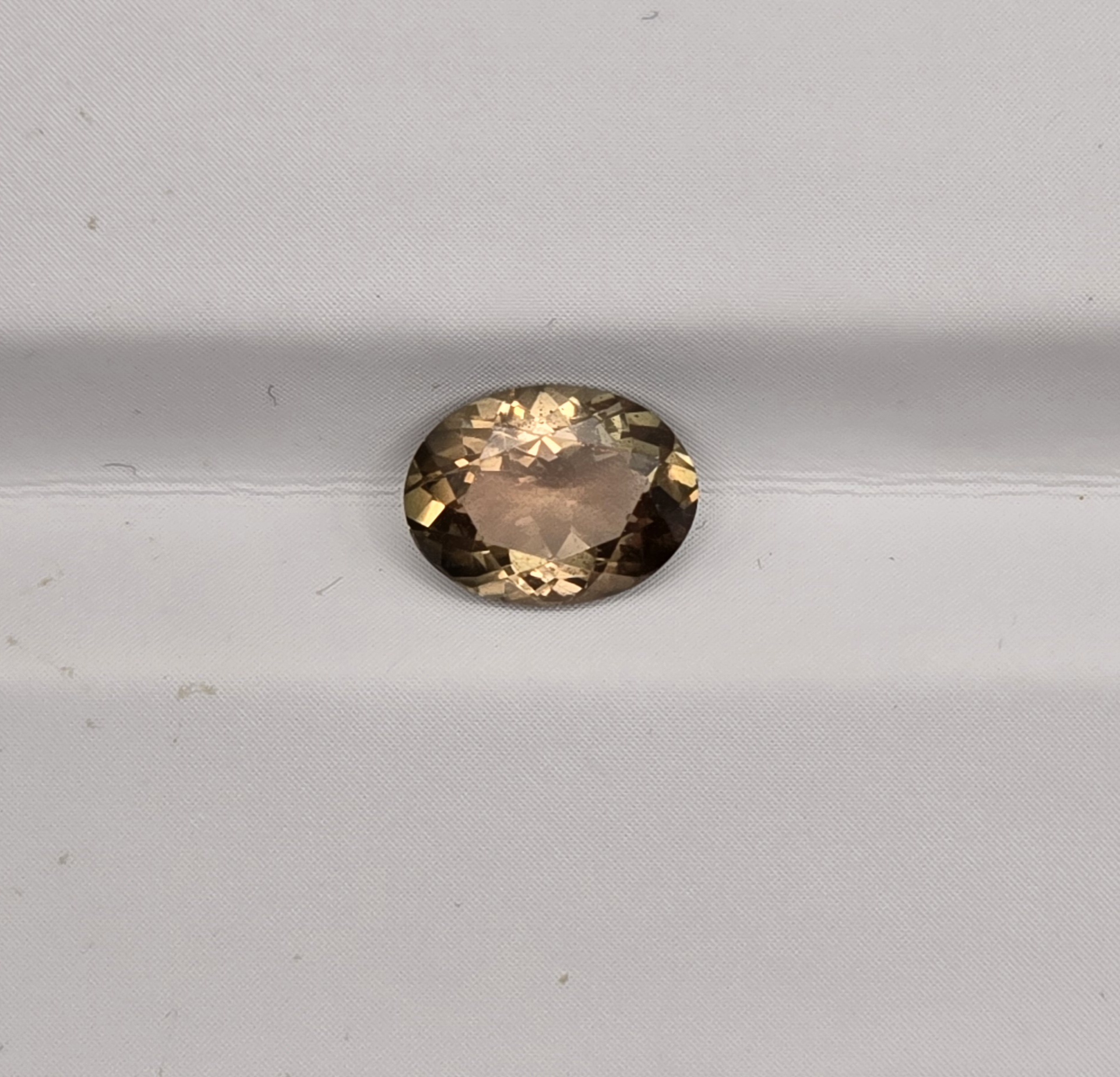 8x6mm oval sunstone facet