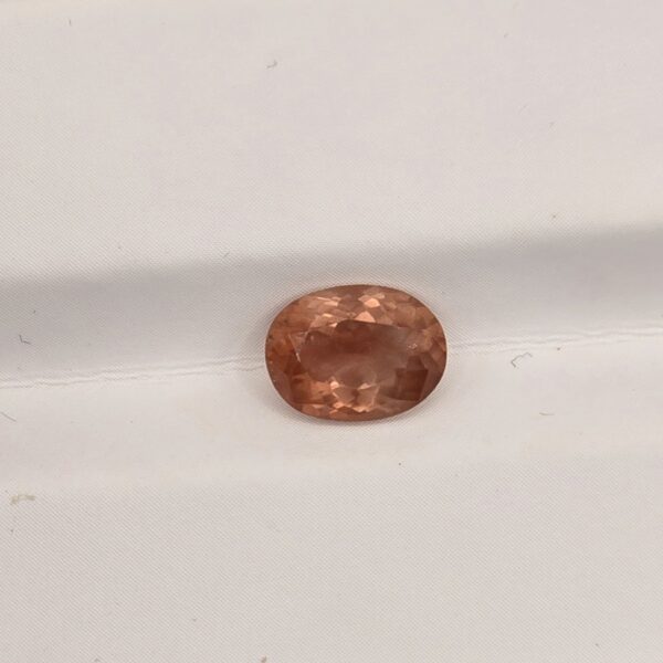 8x6mm oval sunstone facet