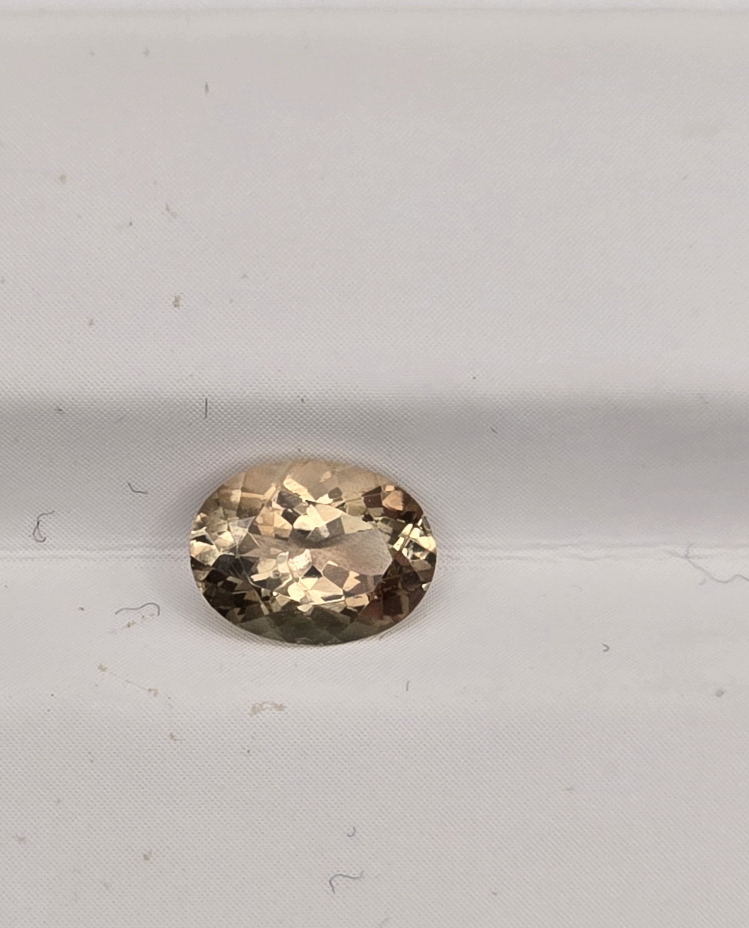 8x6mm oval sunstone facet