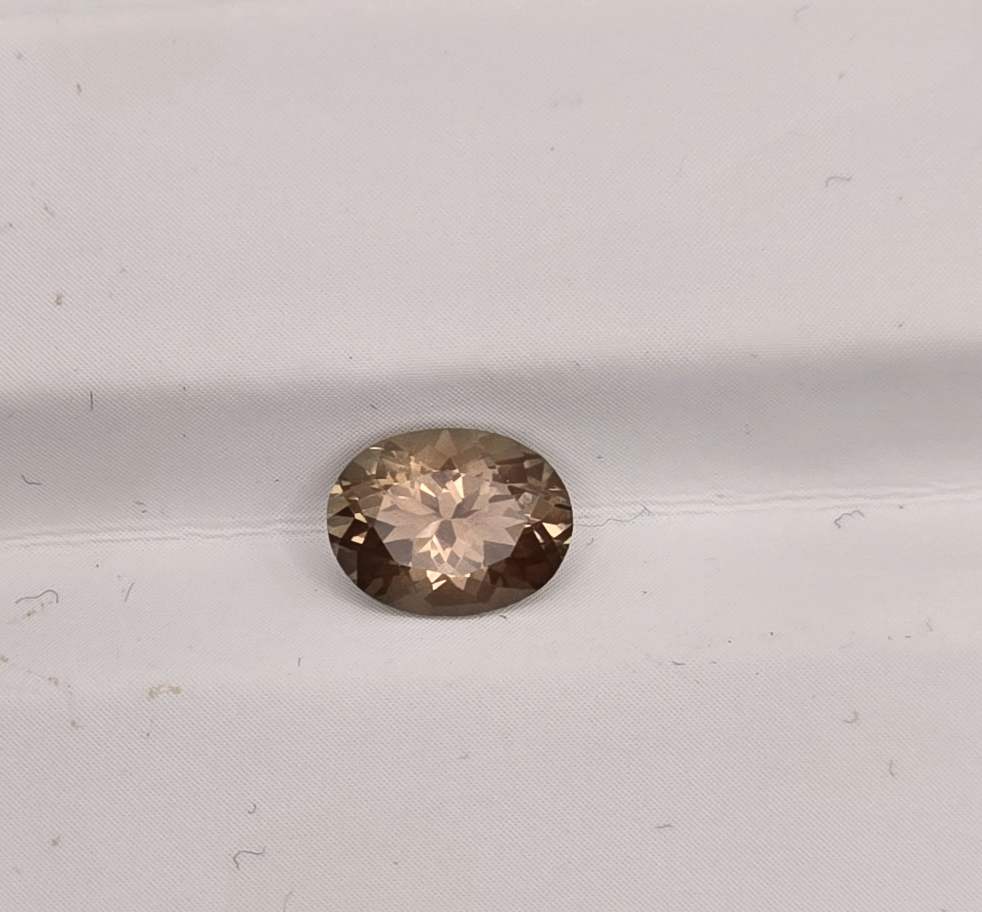 8x6mm oval sunstone facet