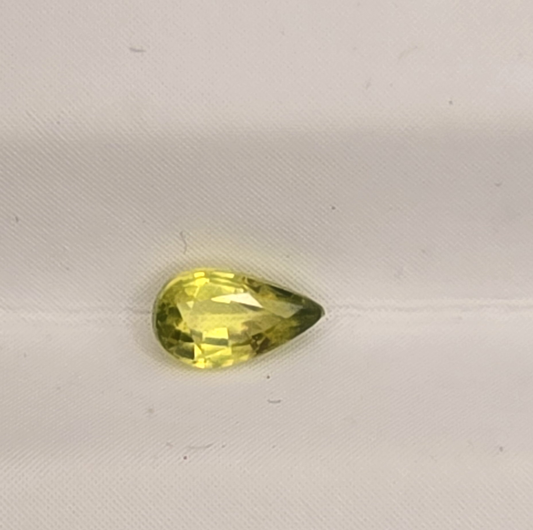4.84x2.79x2.28mm pear Australian sapphire facet