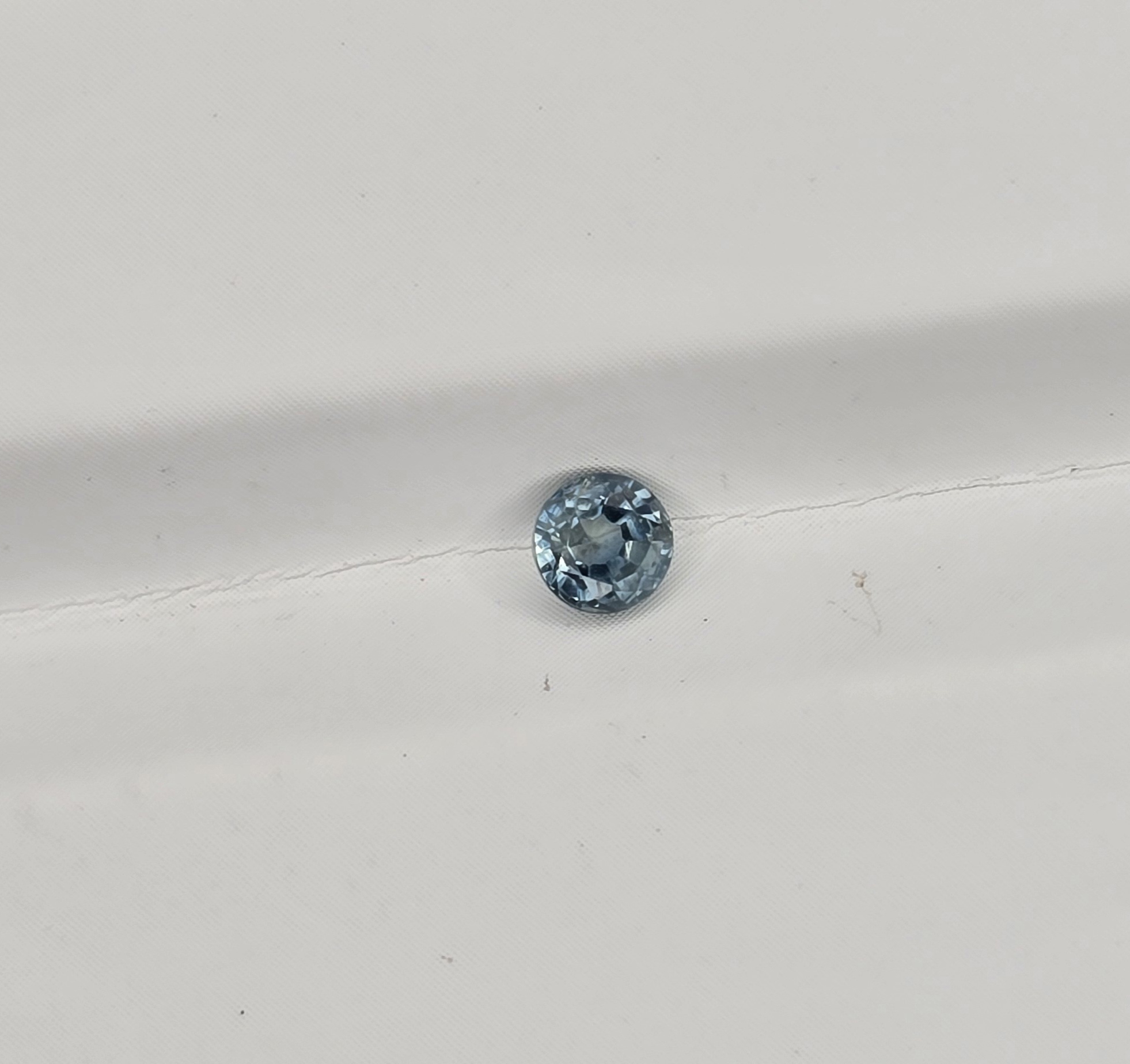 3.81x3.79x2.61mm round Australian sapphire facet