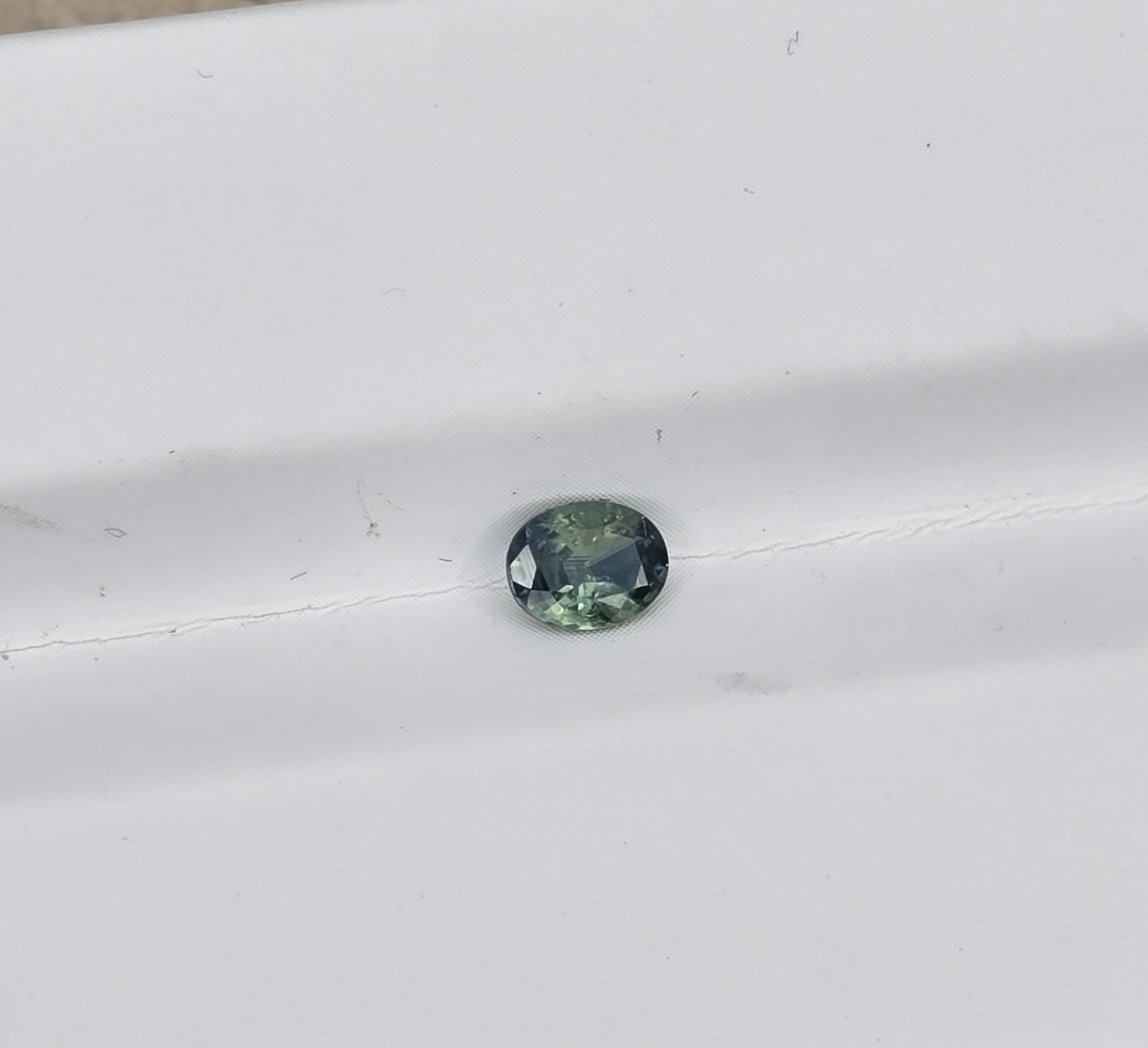 4.91x3.85x2.45mm oval Australian sapphire facet