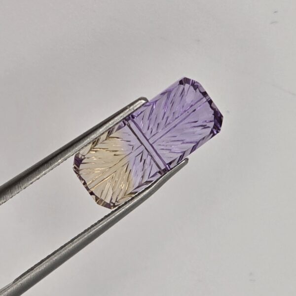 14.91x6.54x4.63mm fantasy-cut, high quality ametrine facet