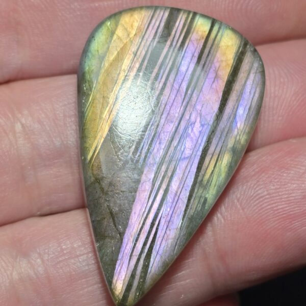 40x25mm purple labradorite cabochon