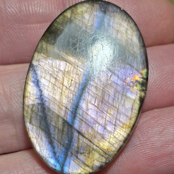 38x26mm purple labradorite cabochon