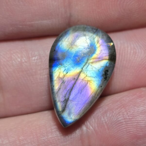 22x14mm purple labradorite cabochon