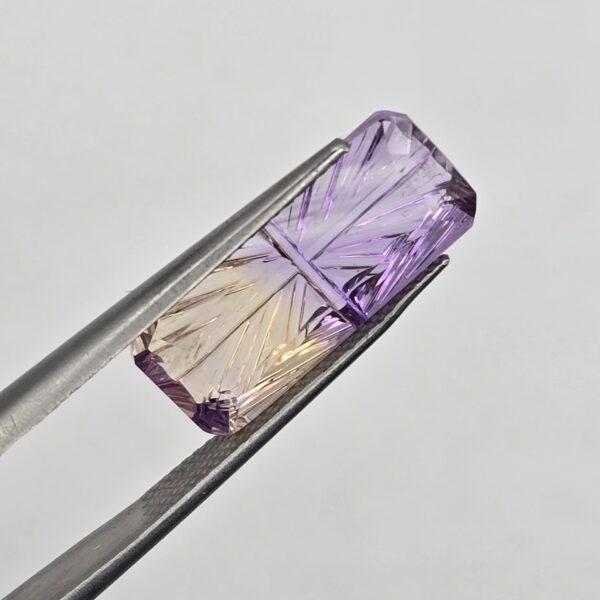 18.98x8.03x4.91mm fantasy-cut, high quality ametrine facet