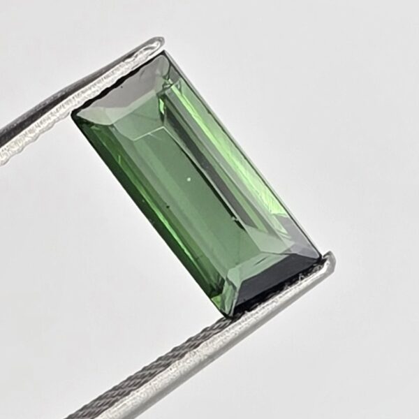 10.87x4.93x3.45mm baguette Brazilian tourmaline facet