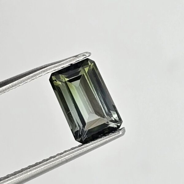 7.72x5.07x3.83mm emerald Brazilian tourmaline facet