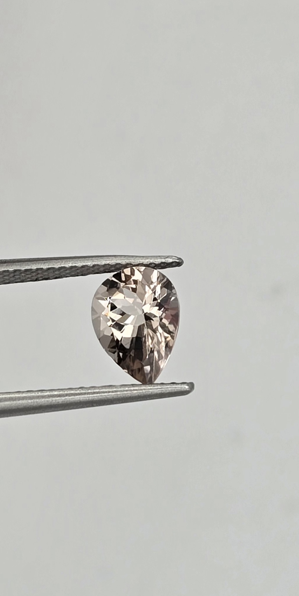 8.80x6.45x4.26mm pear Brazilian tourmaline facet