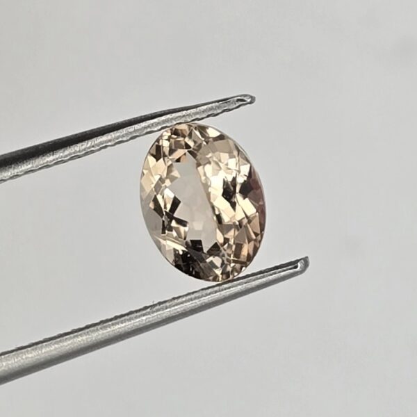 8.07x6.14x4.13mm Loose Oval Brazilian Tourmaline Facet - Calibrated Stone for Bench Jewellers