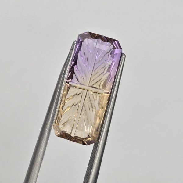 17.00x7.14x3.86mm fantasy-cut, high quality ametrine facet