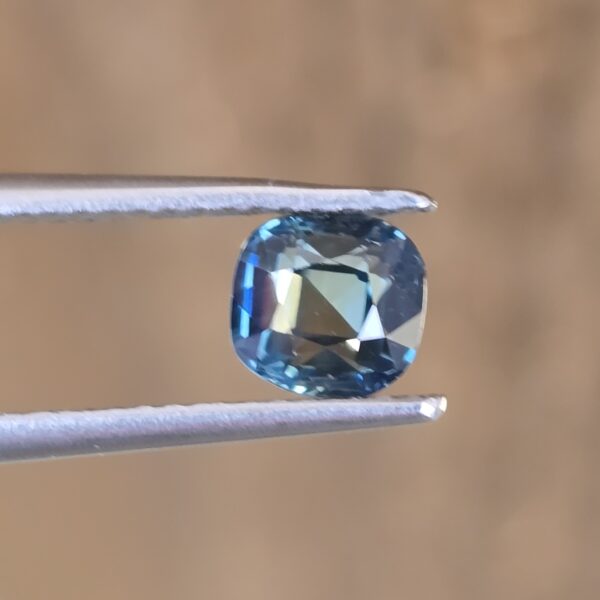 5.19x4.88x3.89mm Natural Octagon Parti Sapphire - Sri Lankan Loose Stone