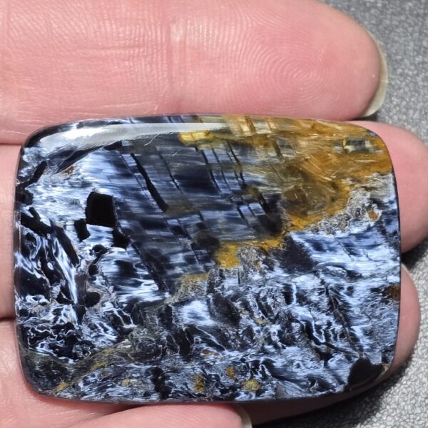 45x34mm Natural Oval Pietersite Cabochon for Bespoke Pendants