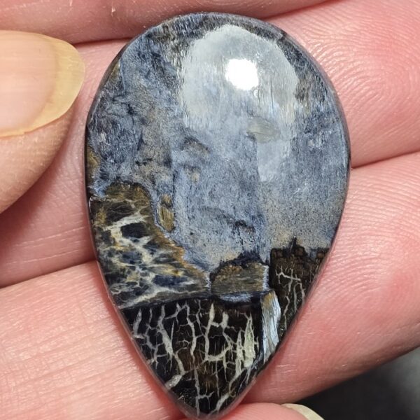 35x23mm pietersite cabochon