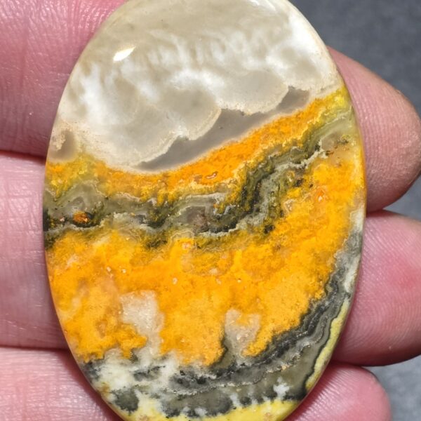 48x32mm bumblebee jasper cabochon