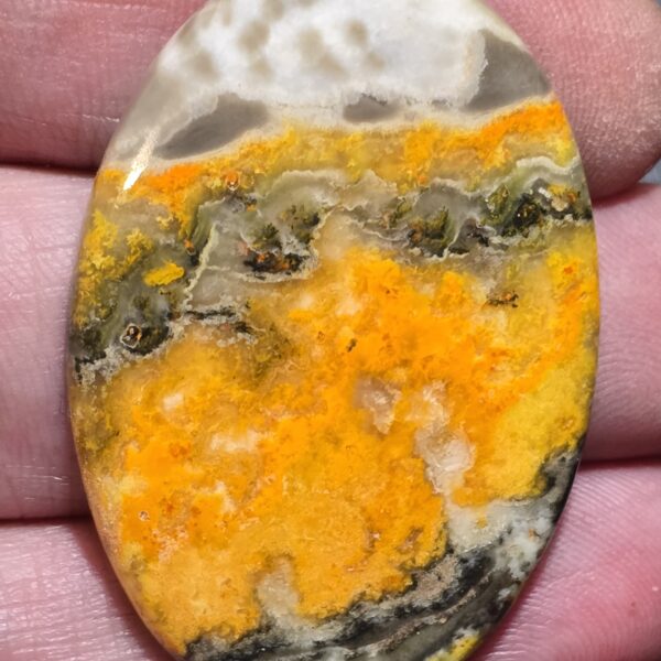 44x30mm bumblebee jasper cabochon