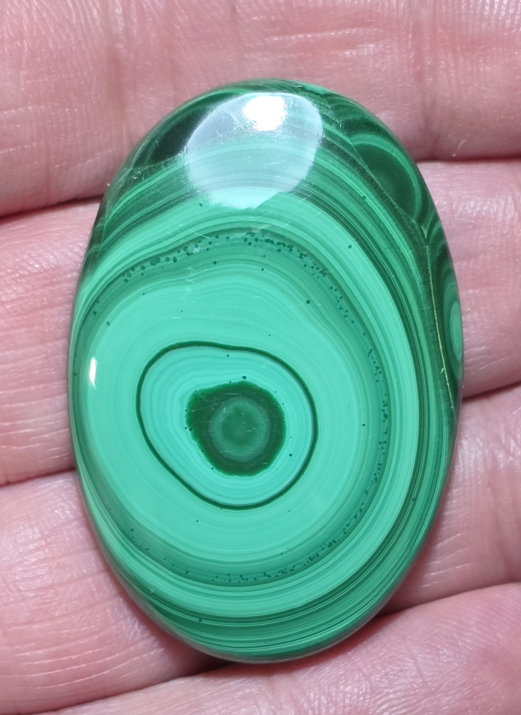 44x30mm Malachite cabochon