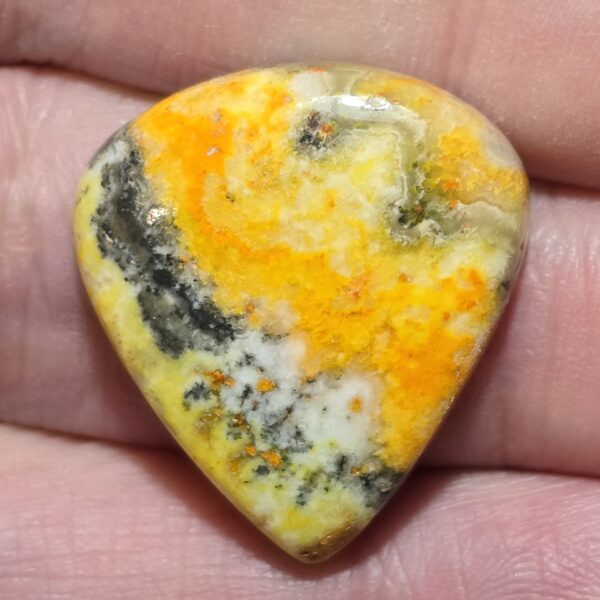 26x24mm bumblebee jasper cabochon