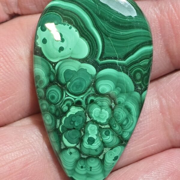 31x24mm Malachite cabochon